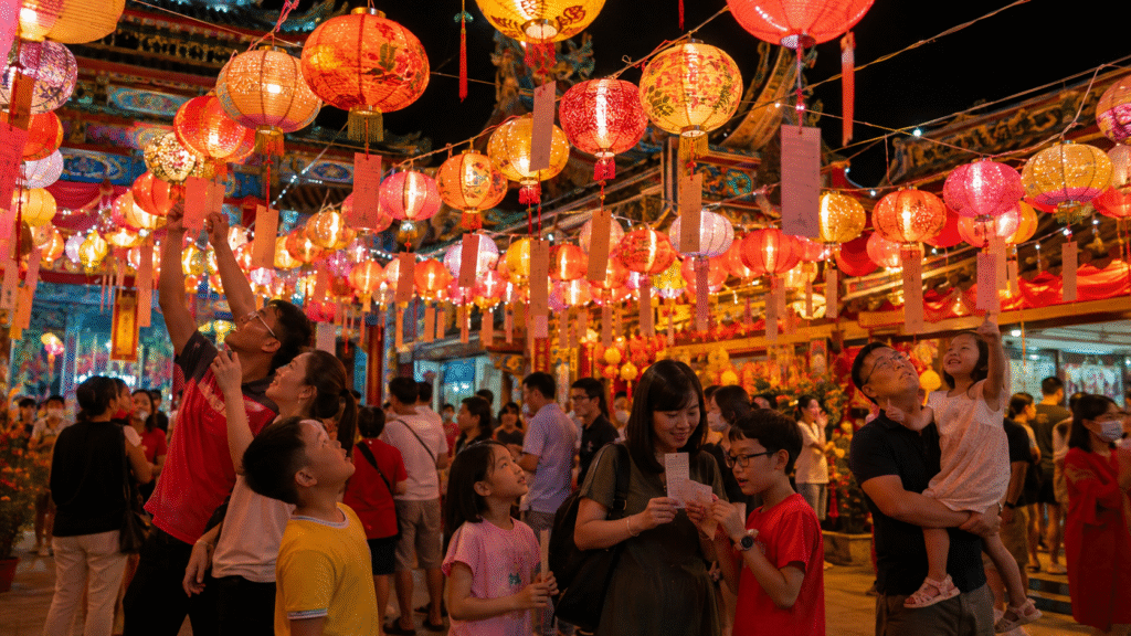 Guessing lantern riddles