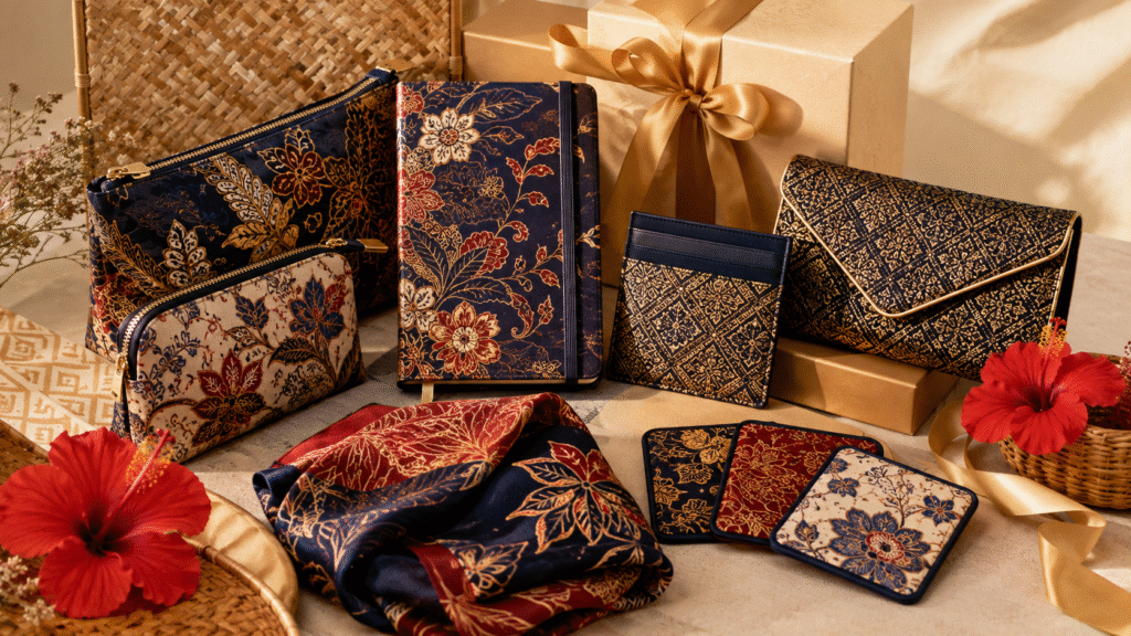 Batik or Songket-Inspired Accessories