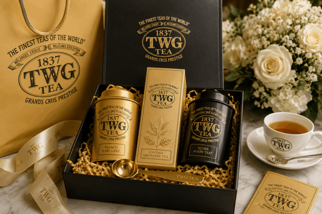 Premium tea or coffee gift set