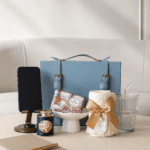 Blue Goodwill gift box cover