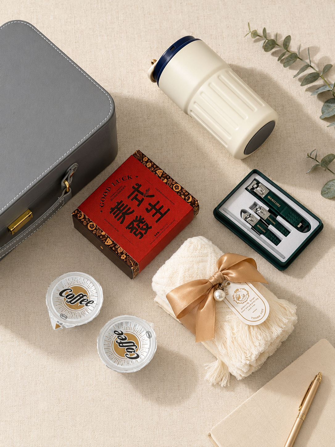 Morning Brief gift box containments