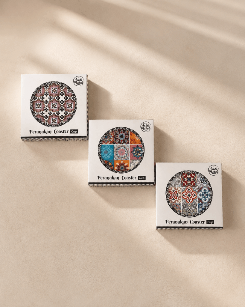 Peranakan gift box coaster