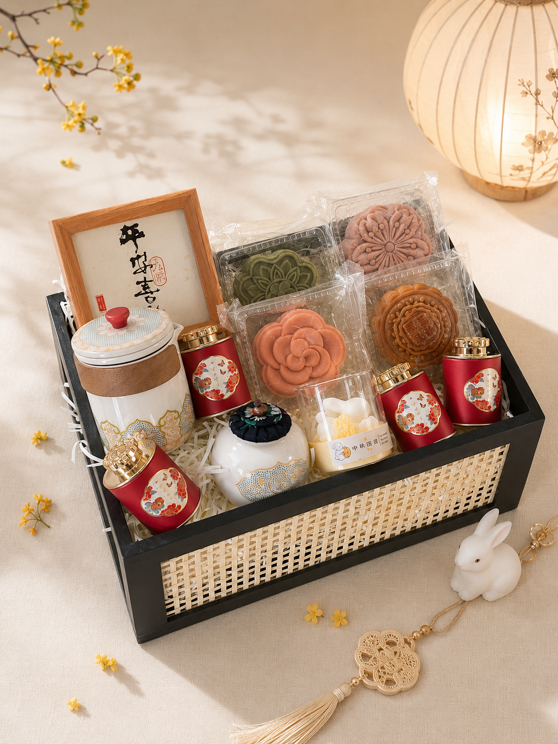 Oriental Moonlit Feast gift box upper view