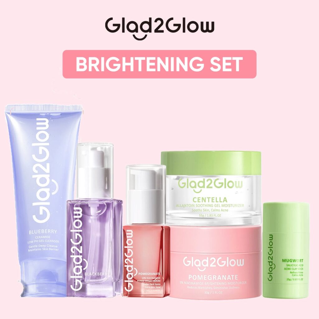 glad2glow skin care set